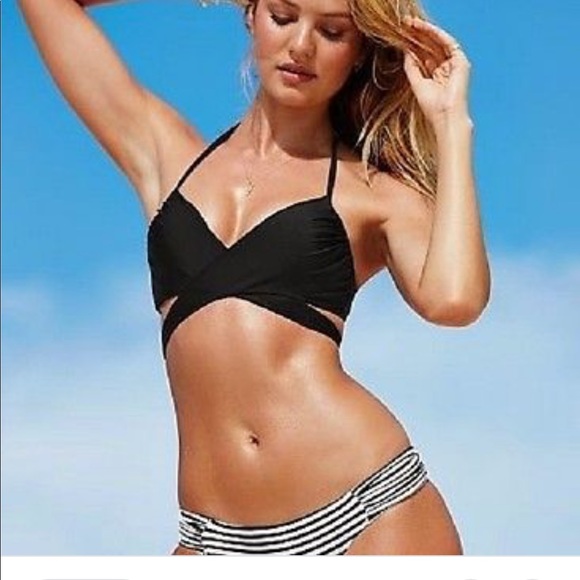 push up wrap bikini top